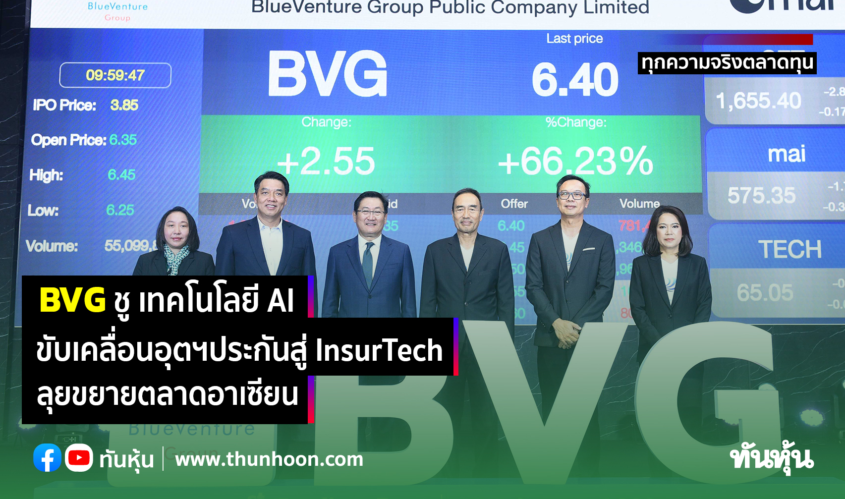 BVG ชู เทคโนโลยี AI ขับเคลื่อนอุตฯประกันสู่ InsurTech ลุยขยายตลาดอาเซียน